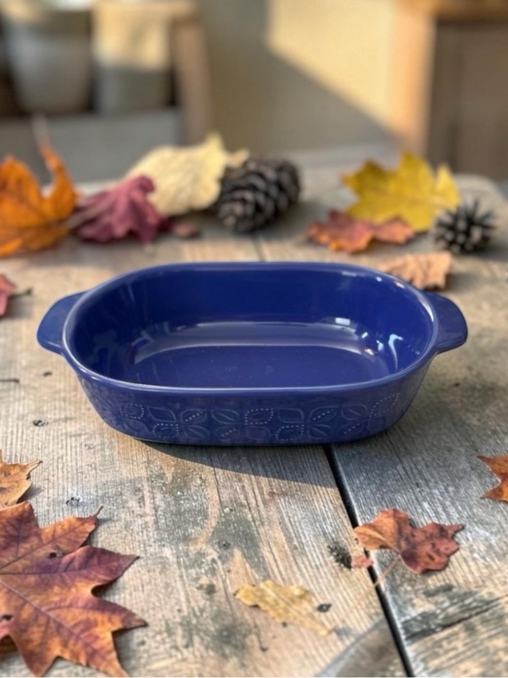 🫶🏻 CW Corningware 1.5 Quart Blue Ceramic Baking Dish